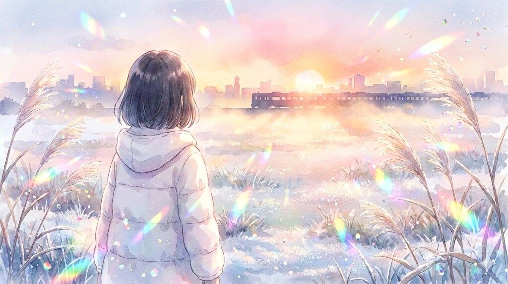 凍てつく朝に