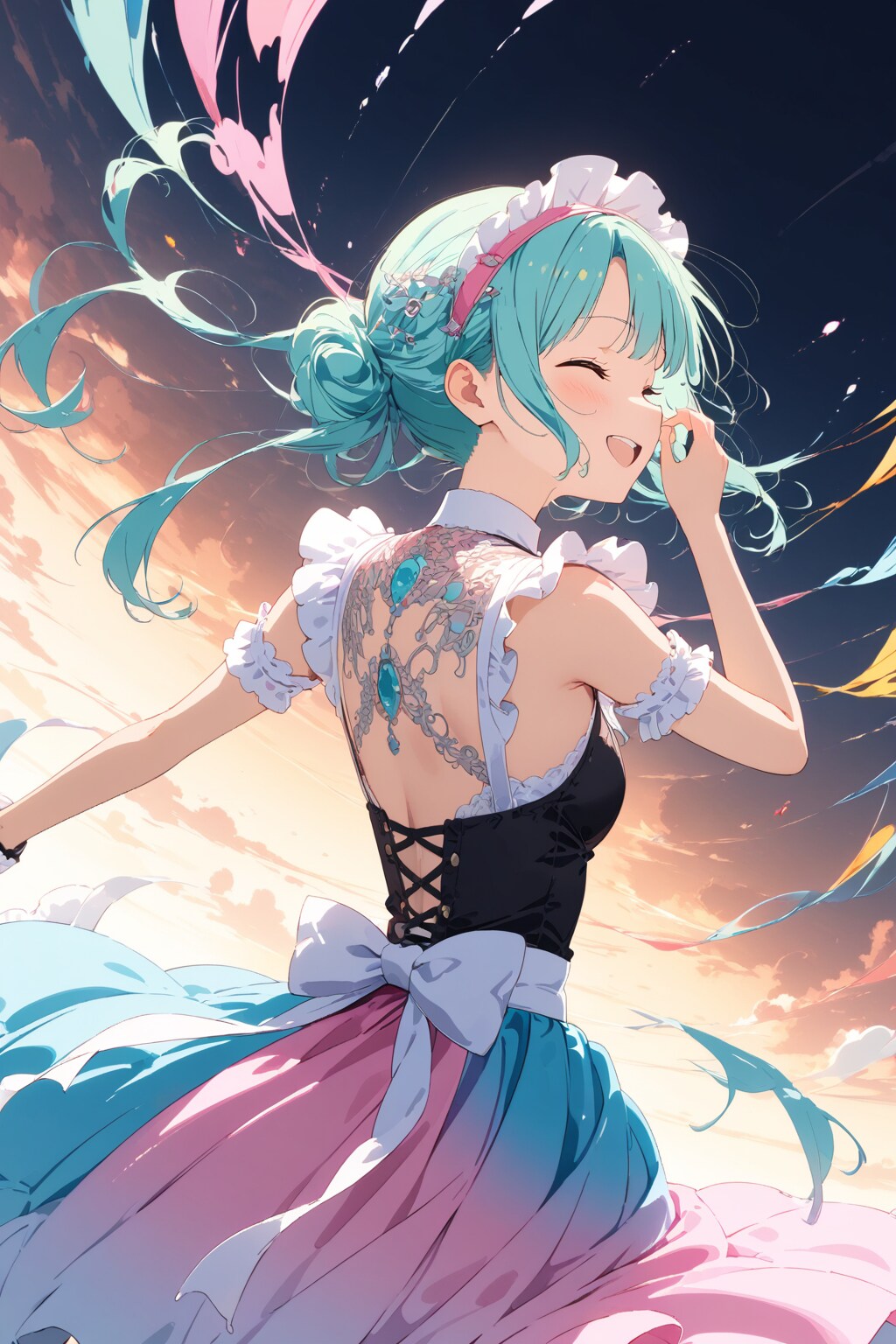 嬉しいことがあったみたい