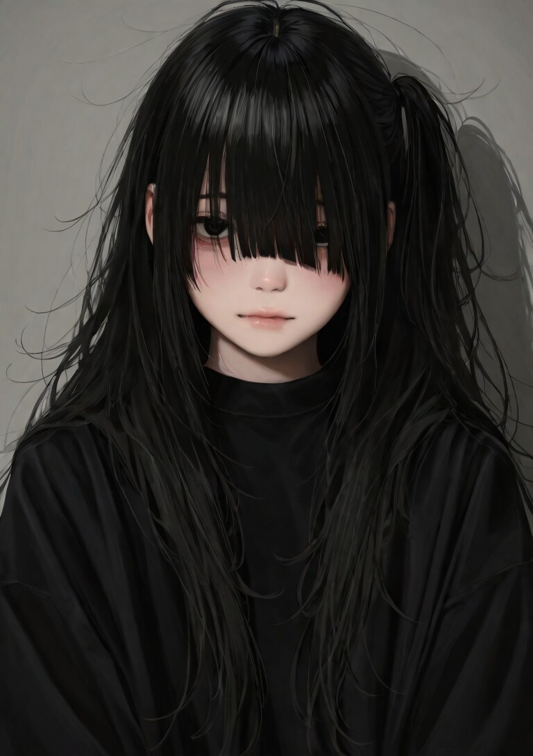 Gloomy girl