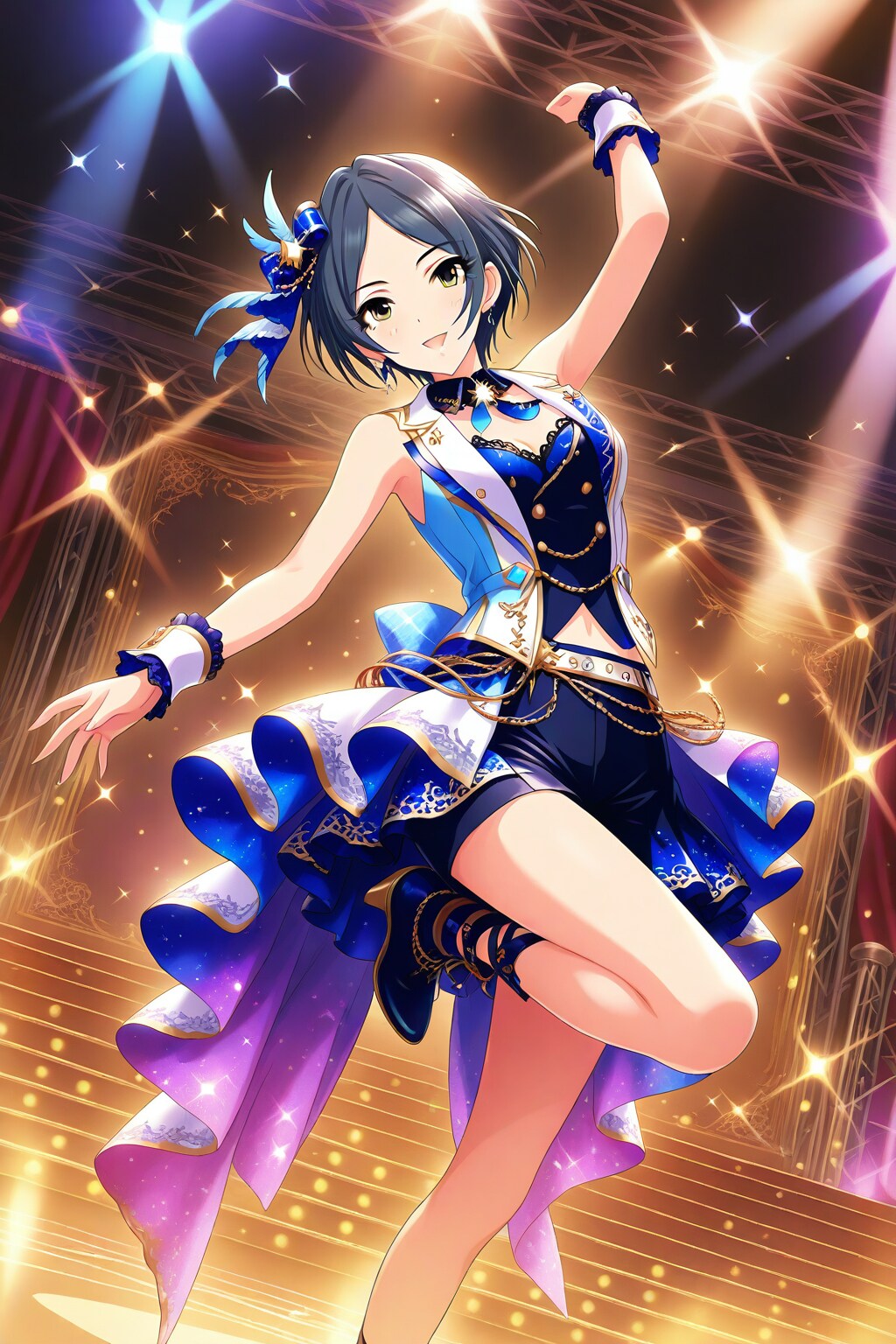 ステージで踊る速水奏ちゃん　－ダンス企画参加－