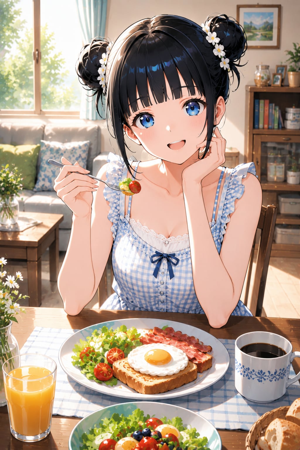 おだんごちゃん🍡✨と朝ごはん🍚✨　7/17