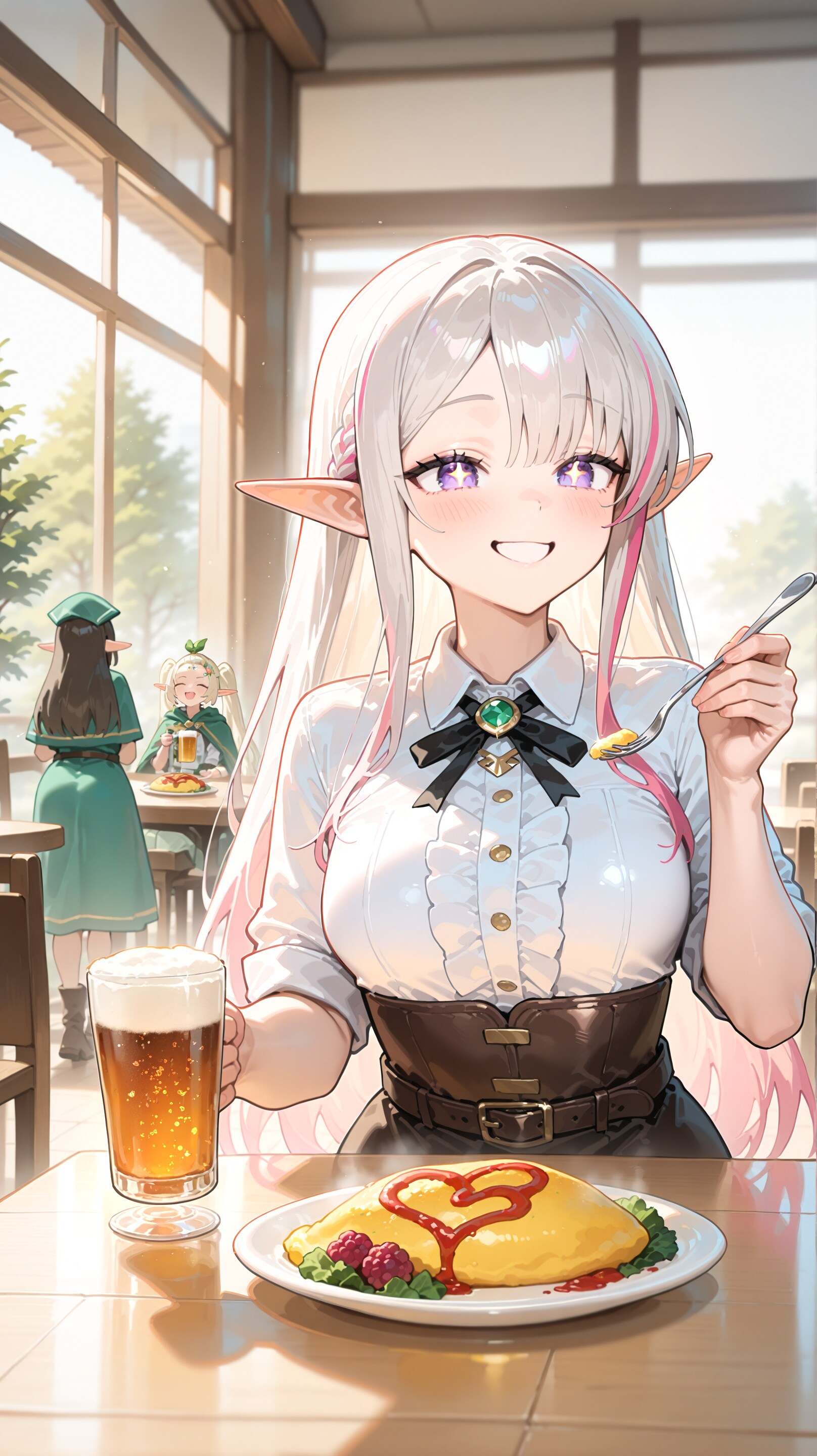 お昼のエルフ 2025.1.24 | の人気AIイラスト・グラビア