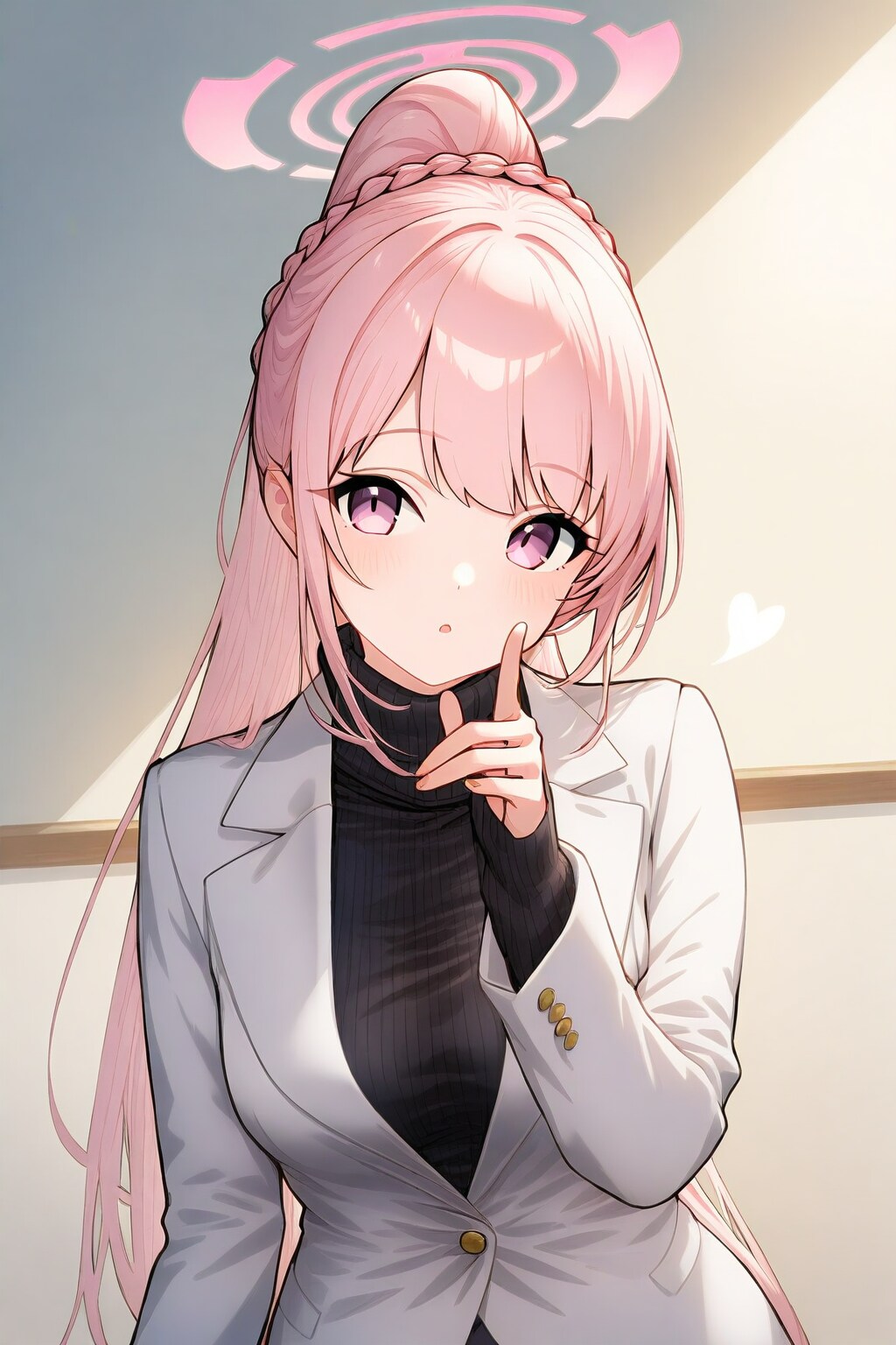 静かにね