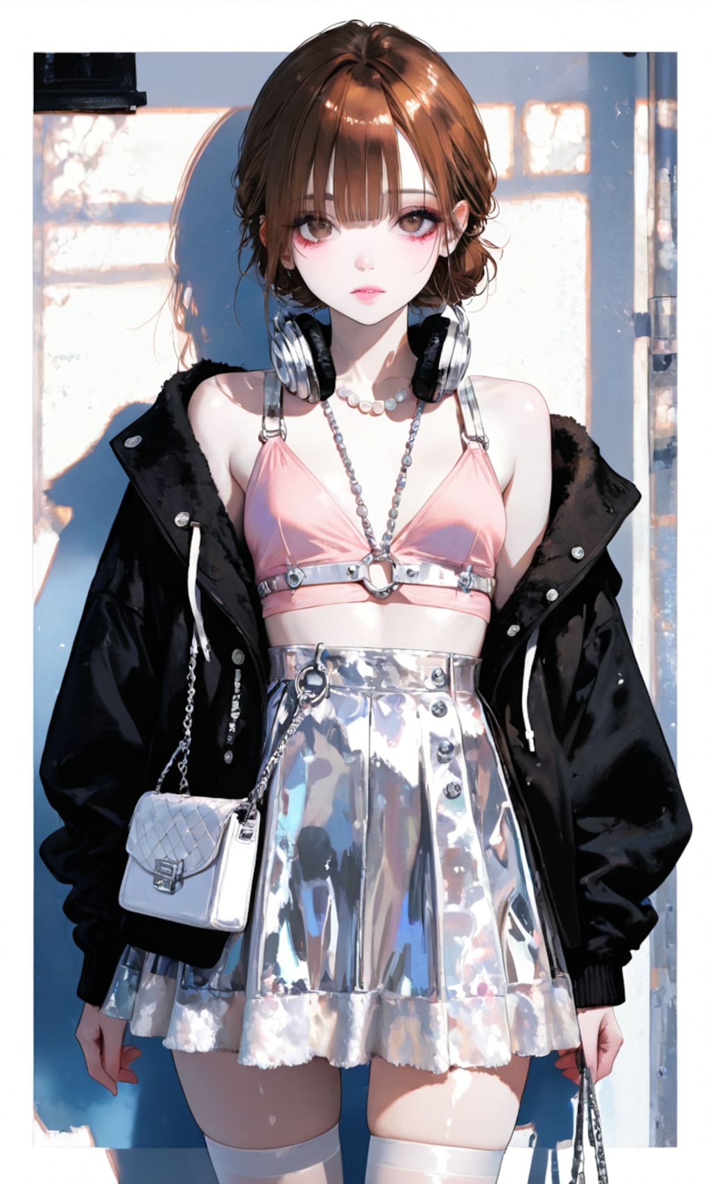 ヘッドホンの少女