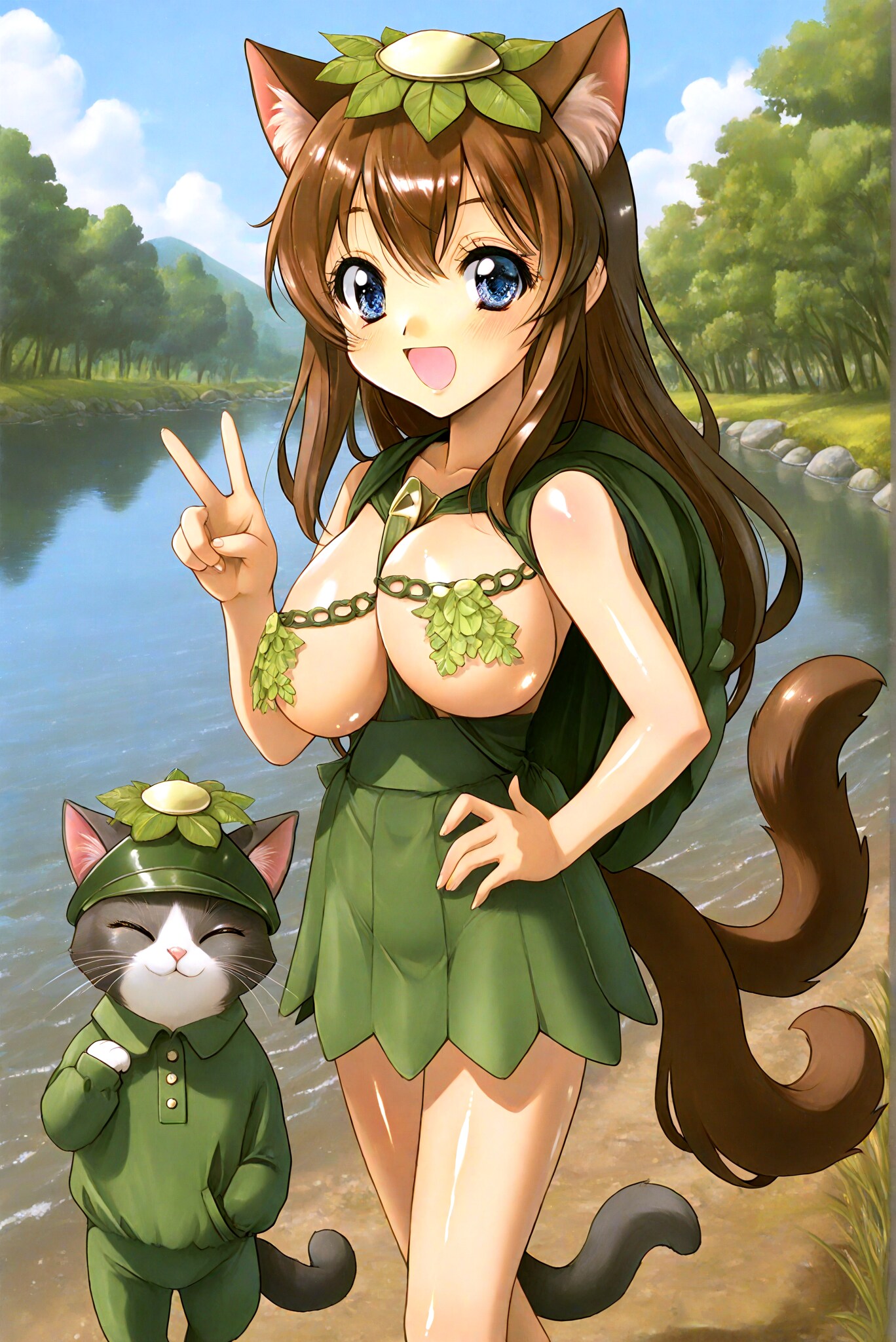 カッパのコスプレ