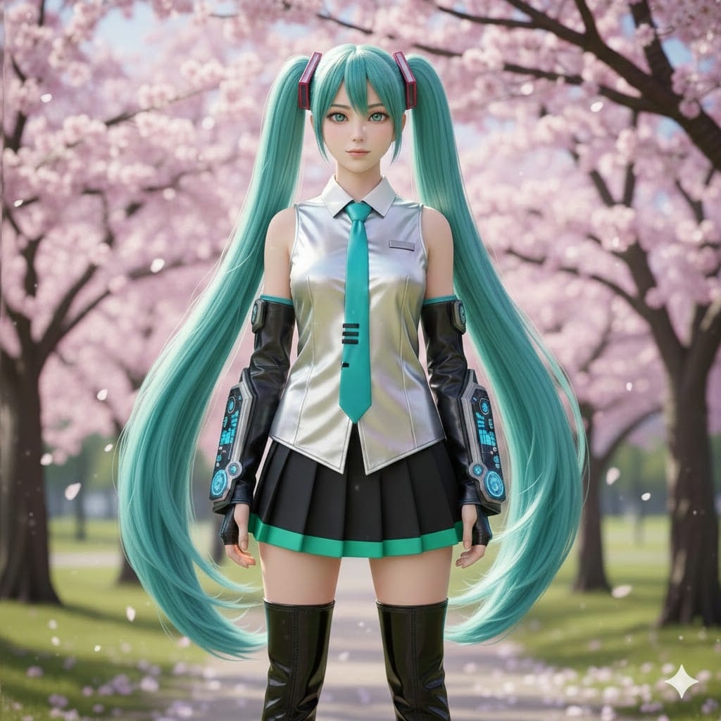 初音ミクのコスプレ
