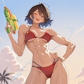海なのではしゃぐ 3枚目