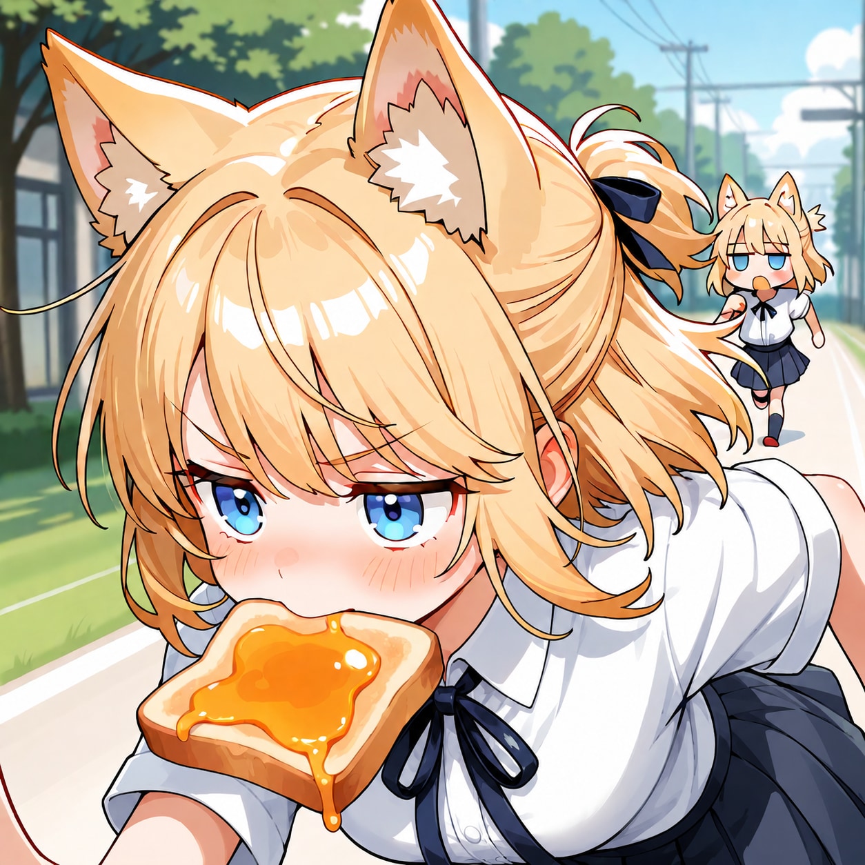 トーストで走るのは伝統芸！