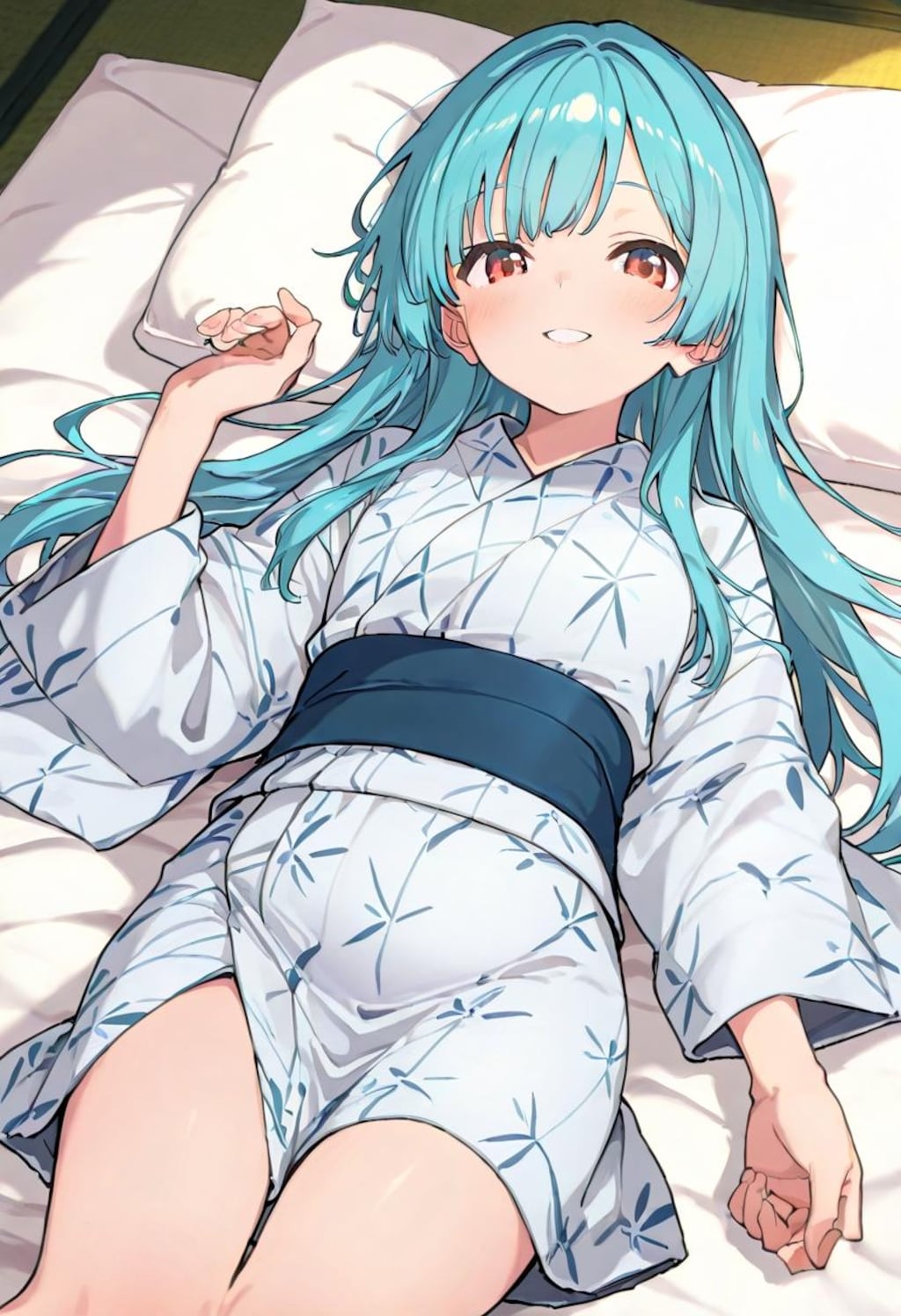 緑髪浴衣娘（606）