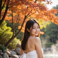 温泉と紅葉 2 2枚目
