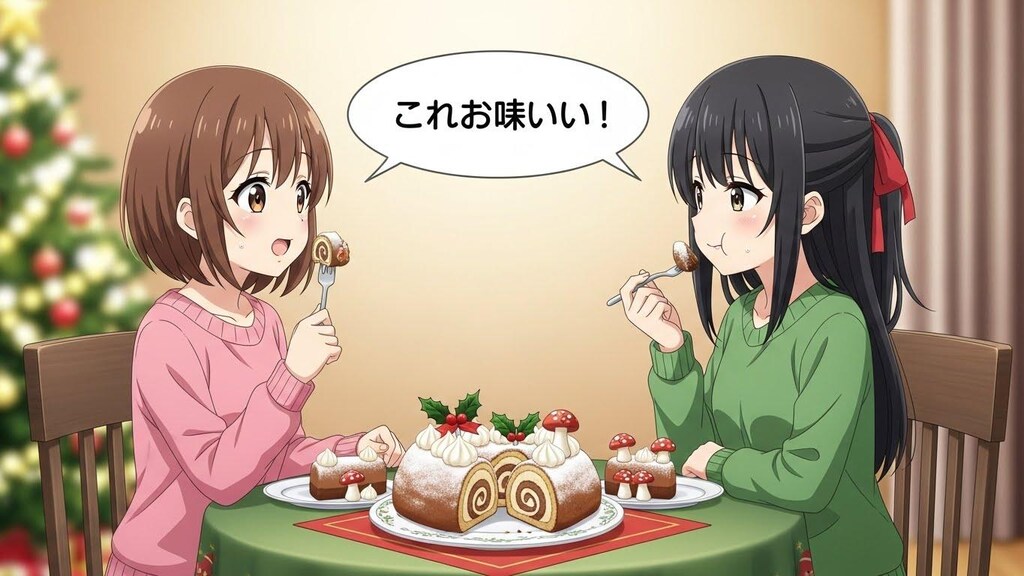 美味しいが中々言えない少女達