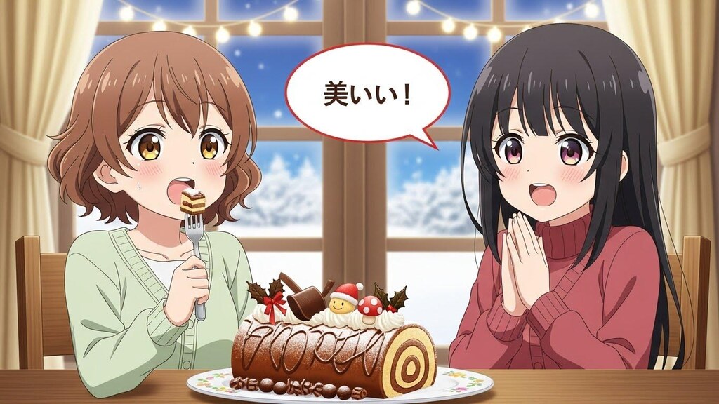 美味しいが中々言えない少女達