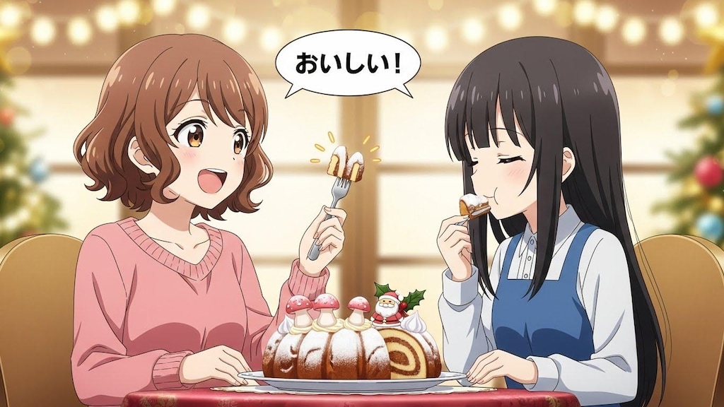 美味しいが中々言えない少女達