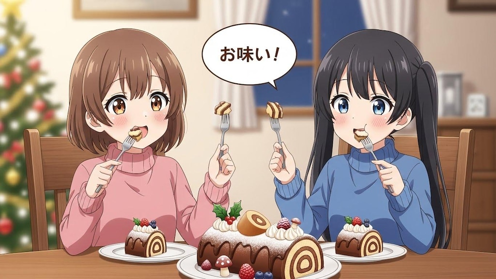 美味しいが中々言えない少女達