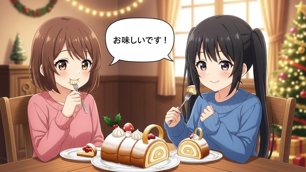 美味しいが中々言えない少女達