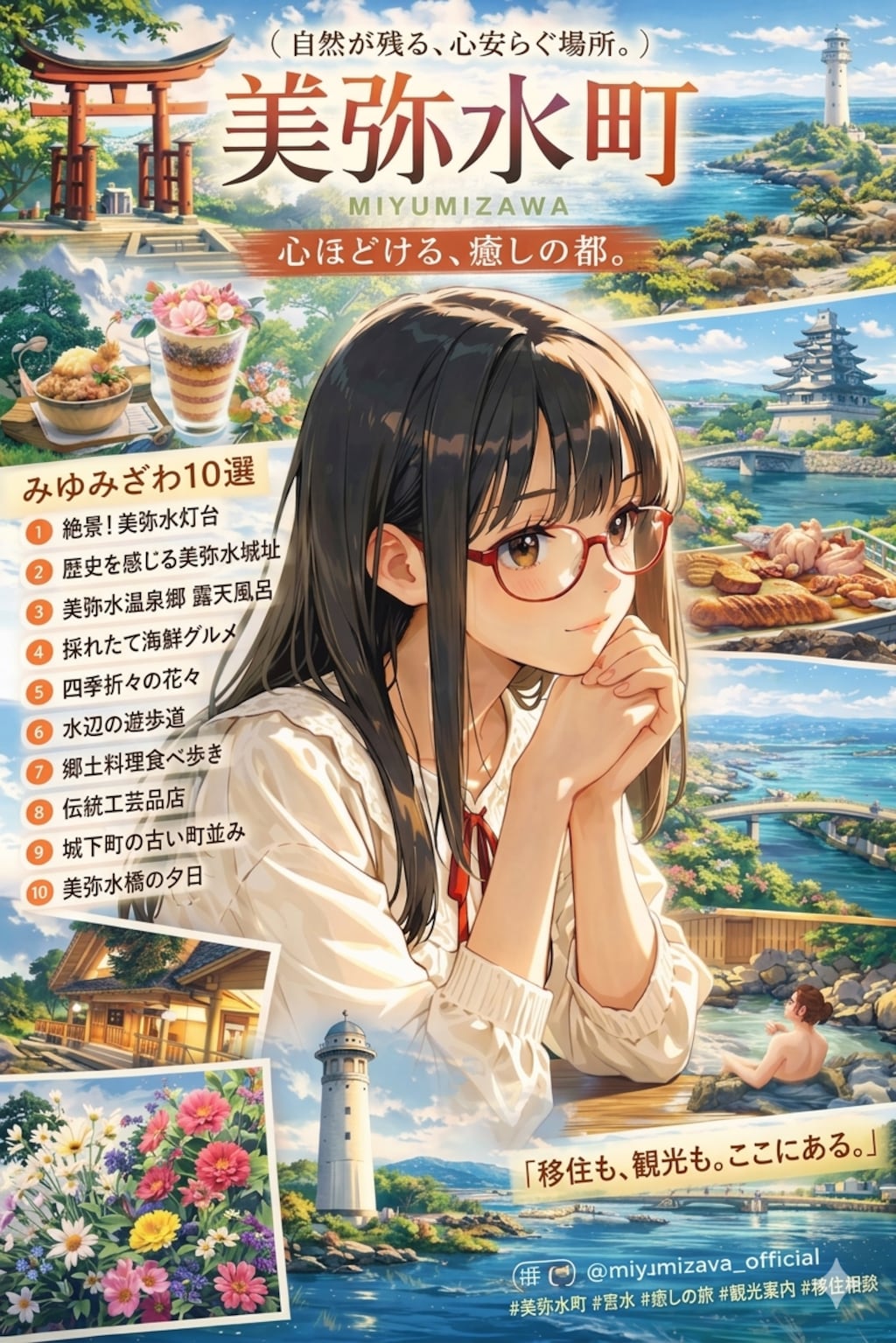 (架空)美弥水町ポスター