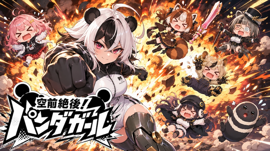 アニメ「空前絶後！パンダガール」On Air！