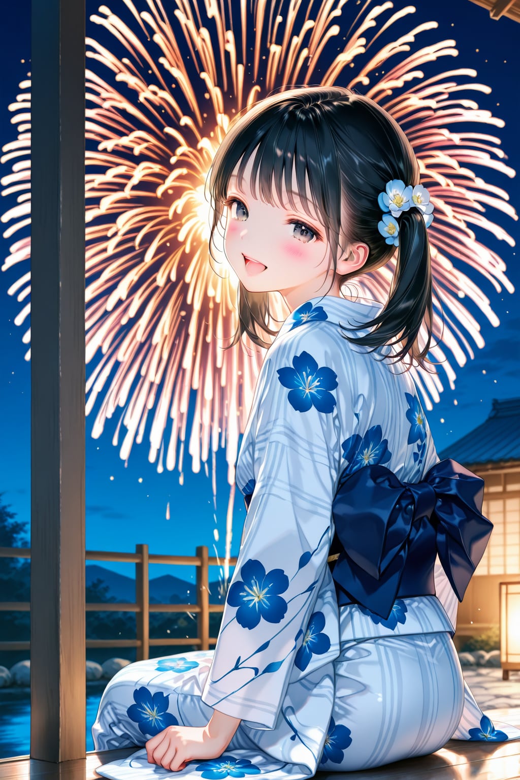 今日は花火の日〜♪一緒に見よっ♡ | の人気AIイラスト・グラビア