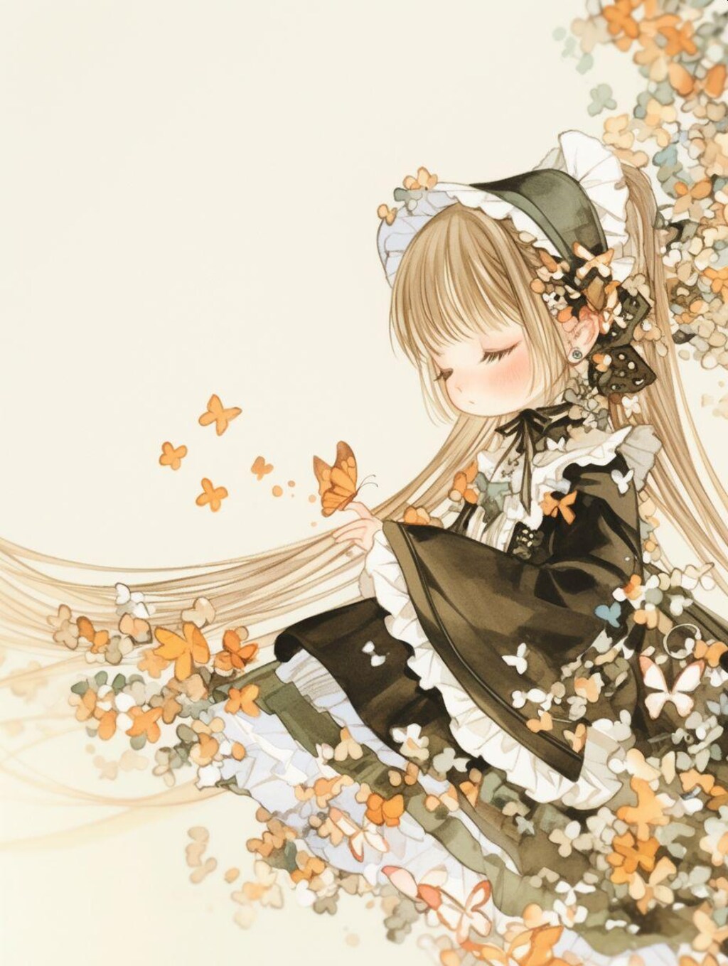 黒ドレスの少女