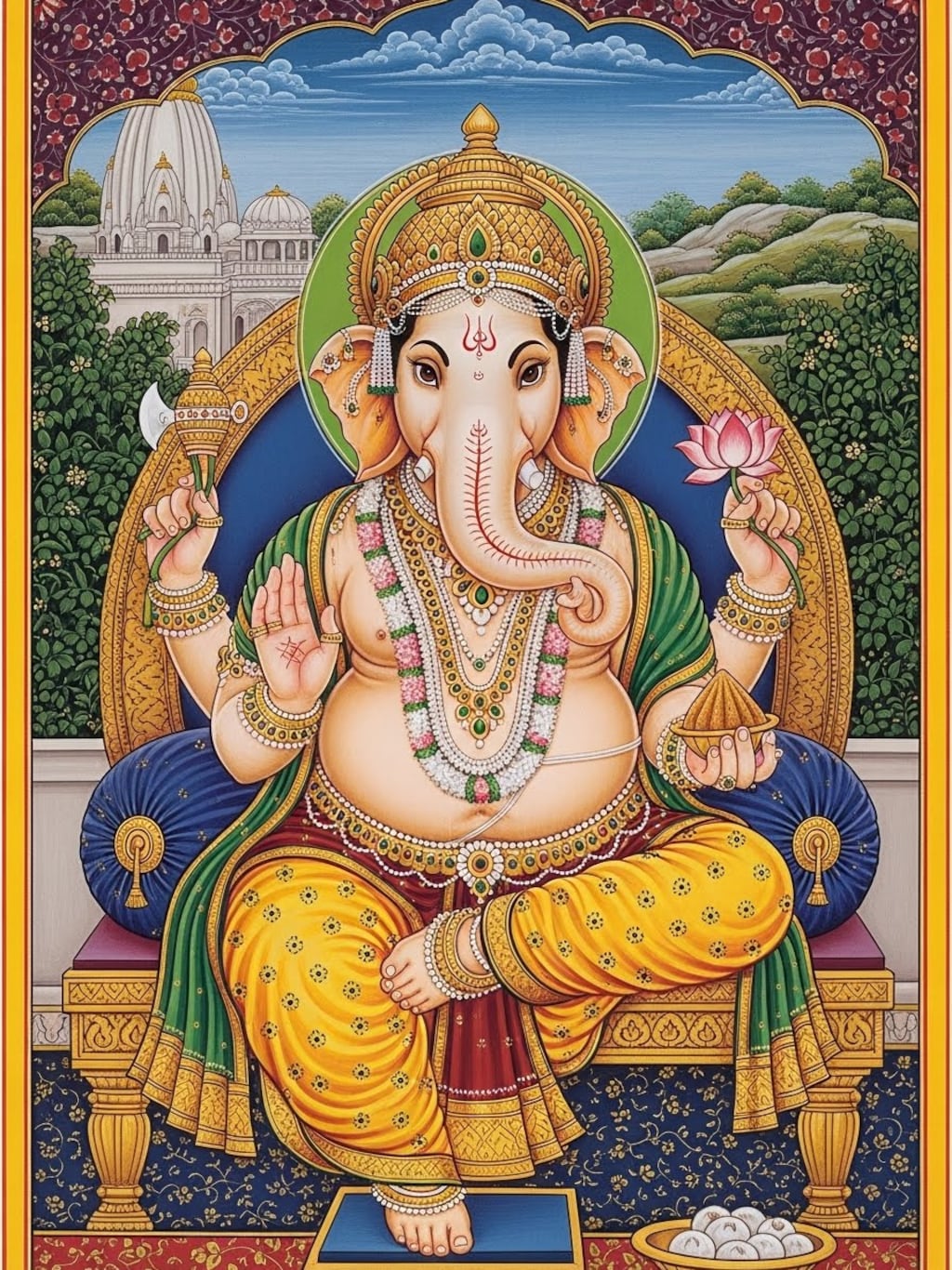 ガネーシャ　ImageFX　(３枚)