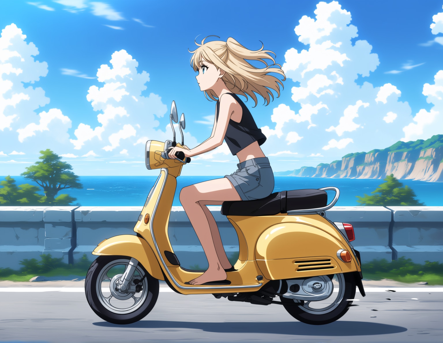 海岸ライド | の人気AIイラスト・グラビア