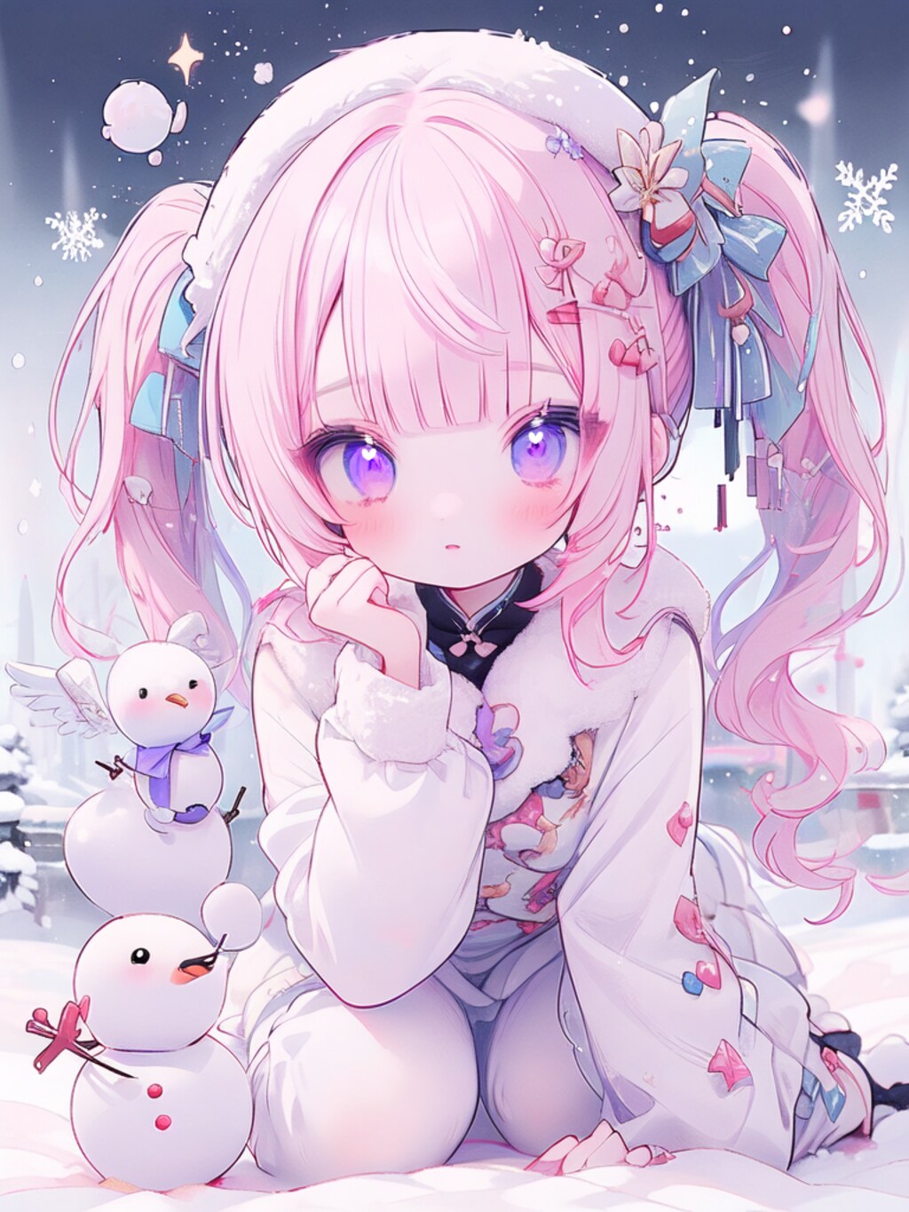 ❄️雪だるま作ろう❄️