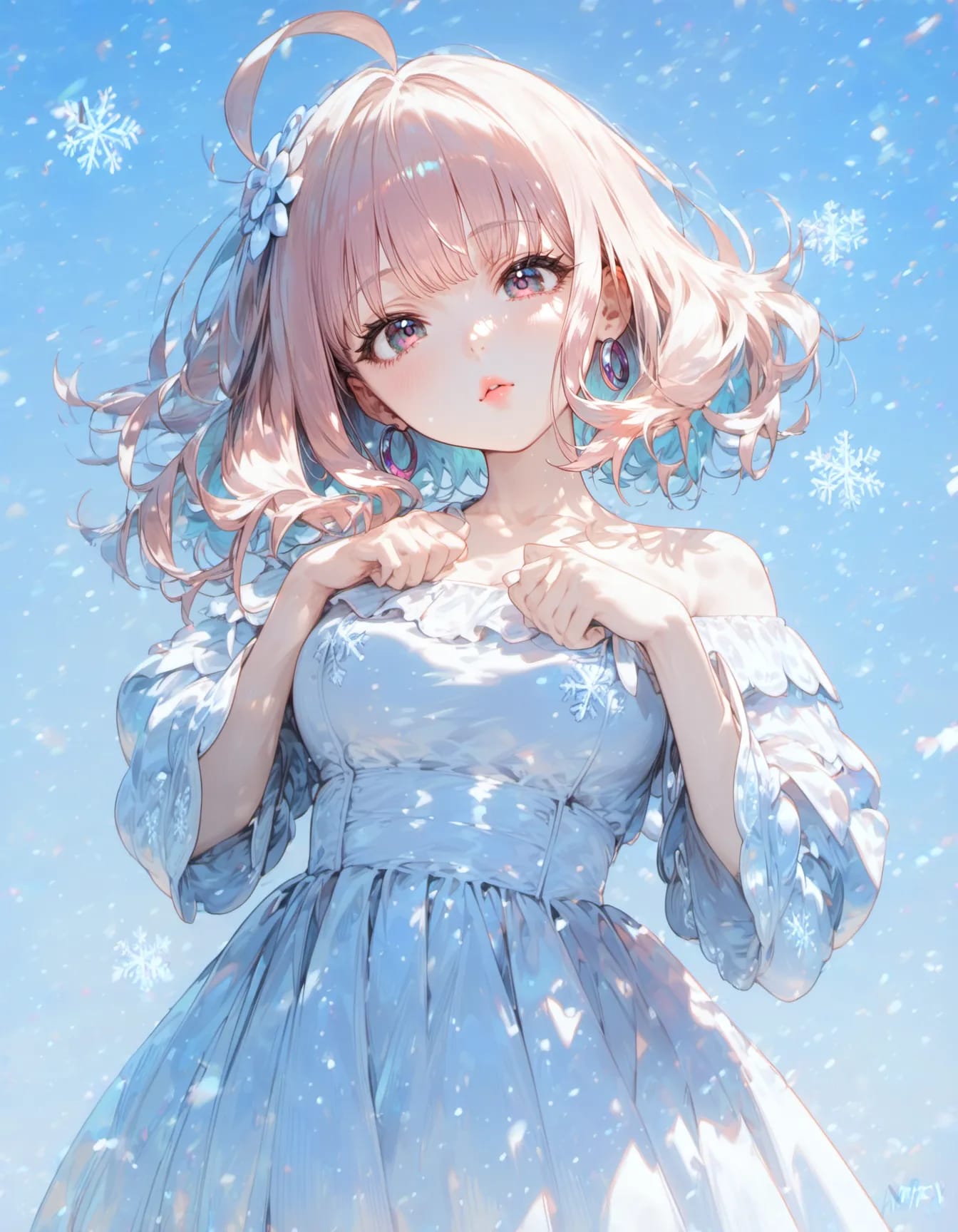 Born from the Winter Sky | の人気AIイラスト・グラビア