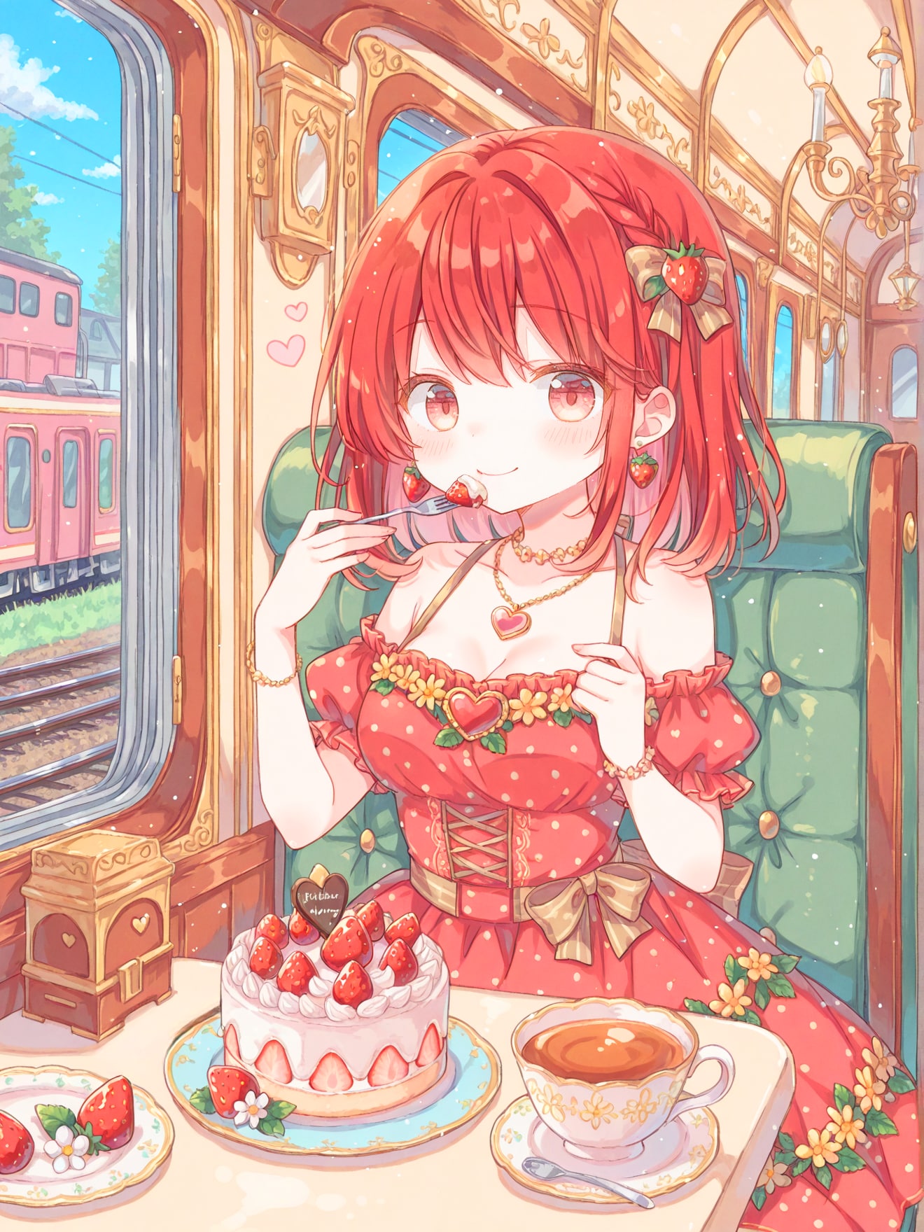 大陸横断いちご列車 | の人気AIイラスト・グラビア