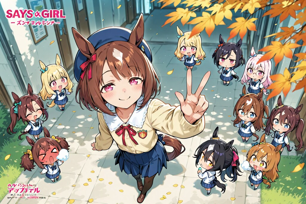 ウマちびちゃん。