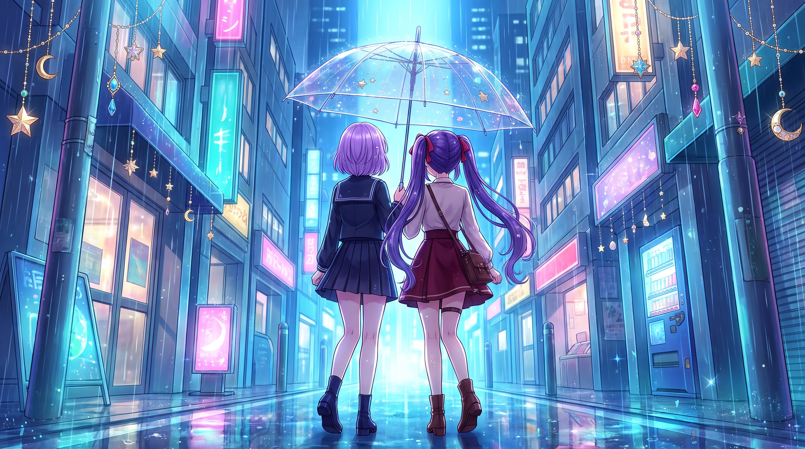 雨都双影 | の人気AIイラスト・グラビア