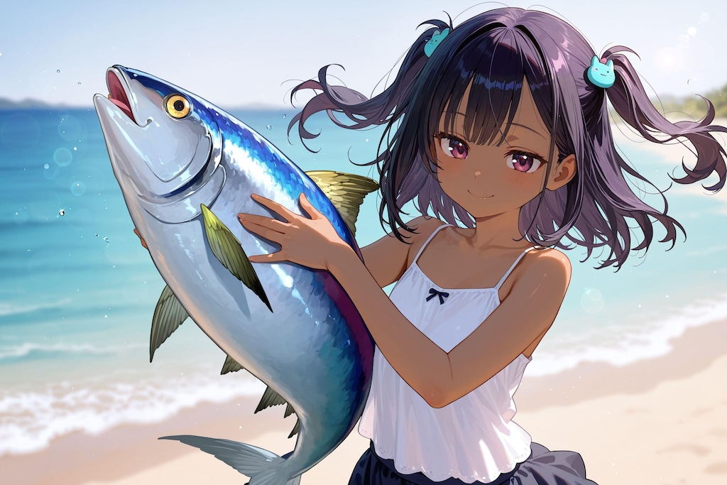 【アグロ🐟さん応援！】＆こなつちゃんを描かさせていただきました<(_ _)>
