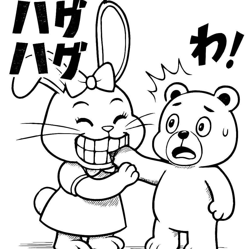 クマちゃんとウサ子ちゃん