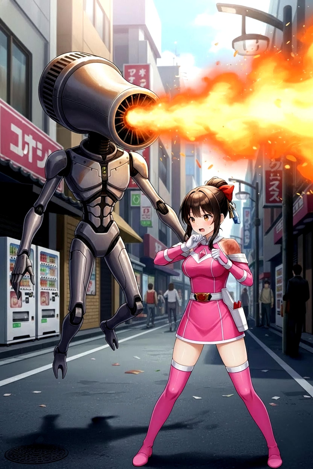 肩出し戦隊ヒロイン講談師？談みすず