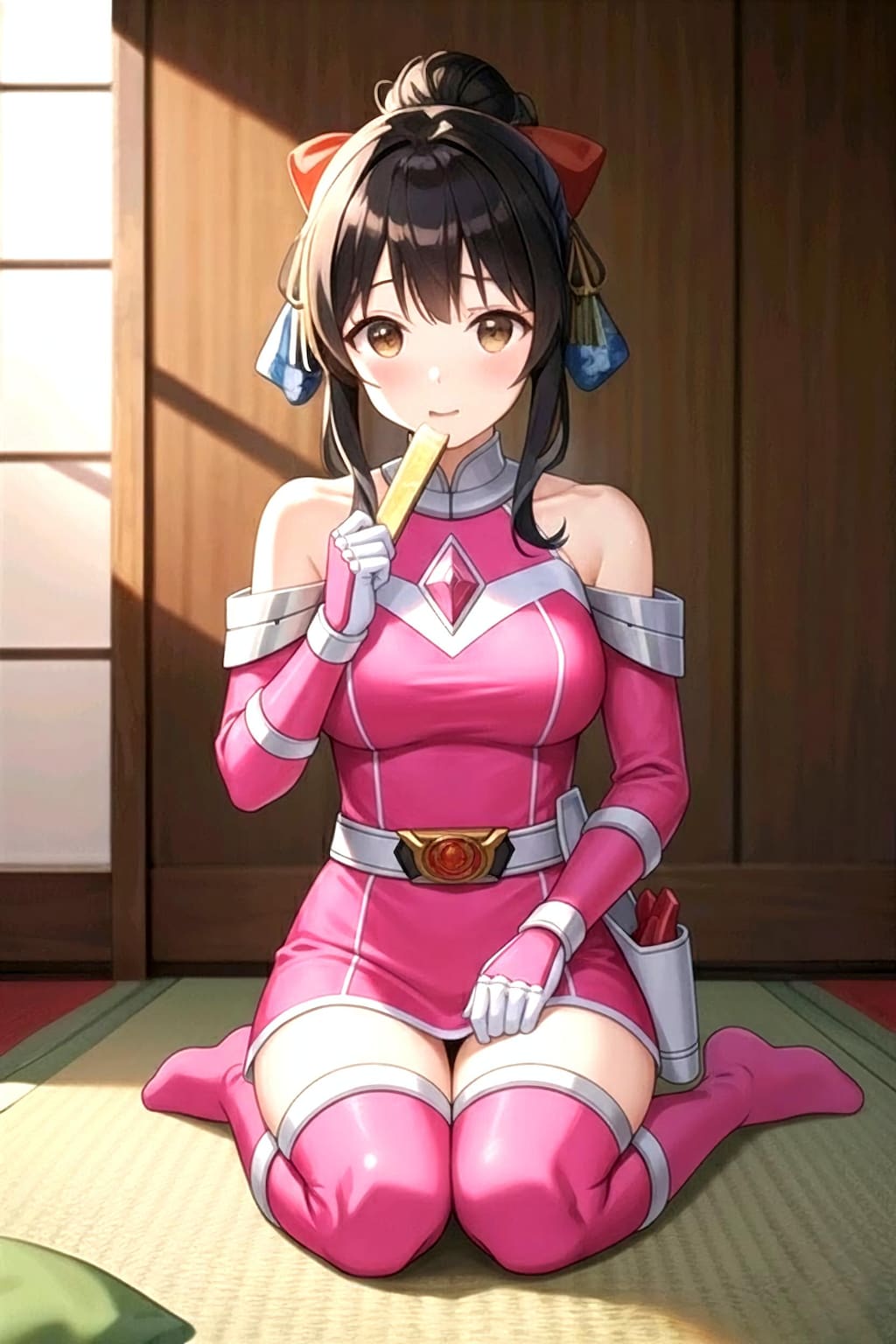 肩出し戦隊ヒロイン講談師？談みすず