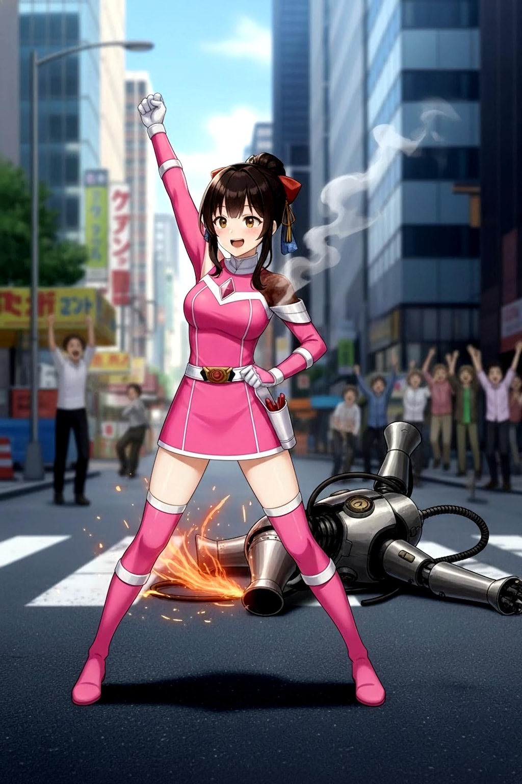 肩出し戦隊ヒロイン講談師？談みすず