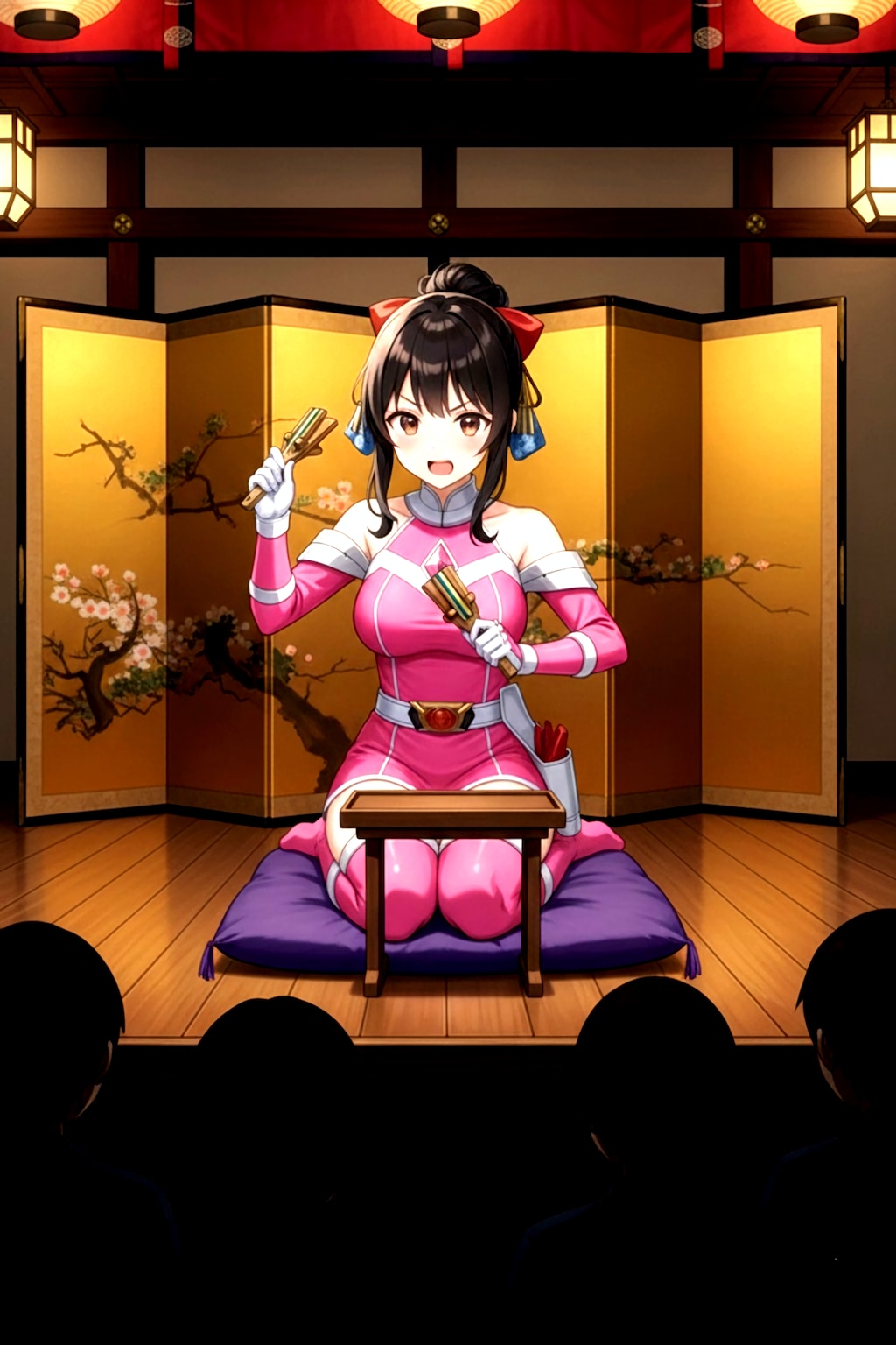 肩出し戦隊ヒロイン講談師？談みすず