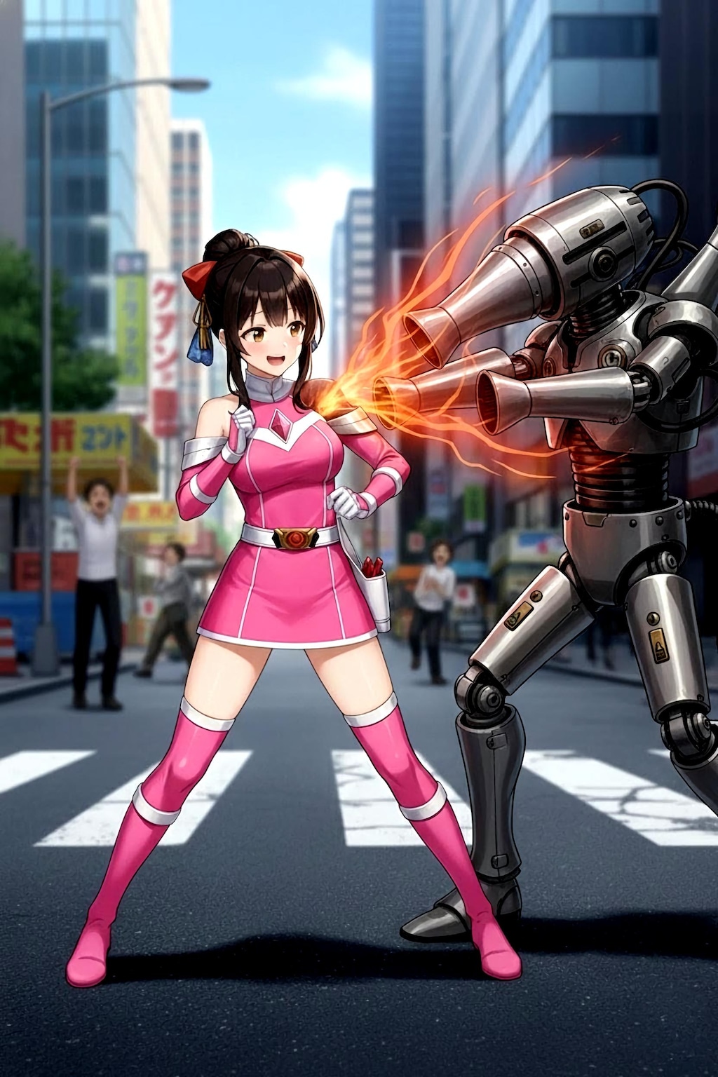 肩出し戦隊ヒロイン講談師？談みすず