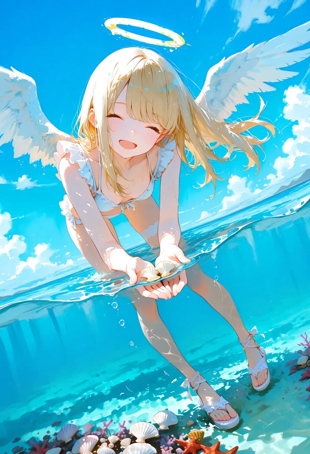 ブロンド天使ちゃんとのバカンス