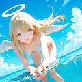 ブロンド天使ちゃんとのバカンス 2枚目