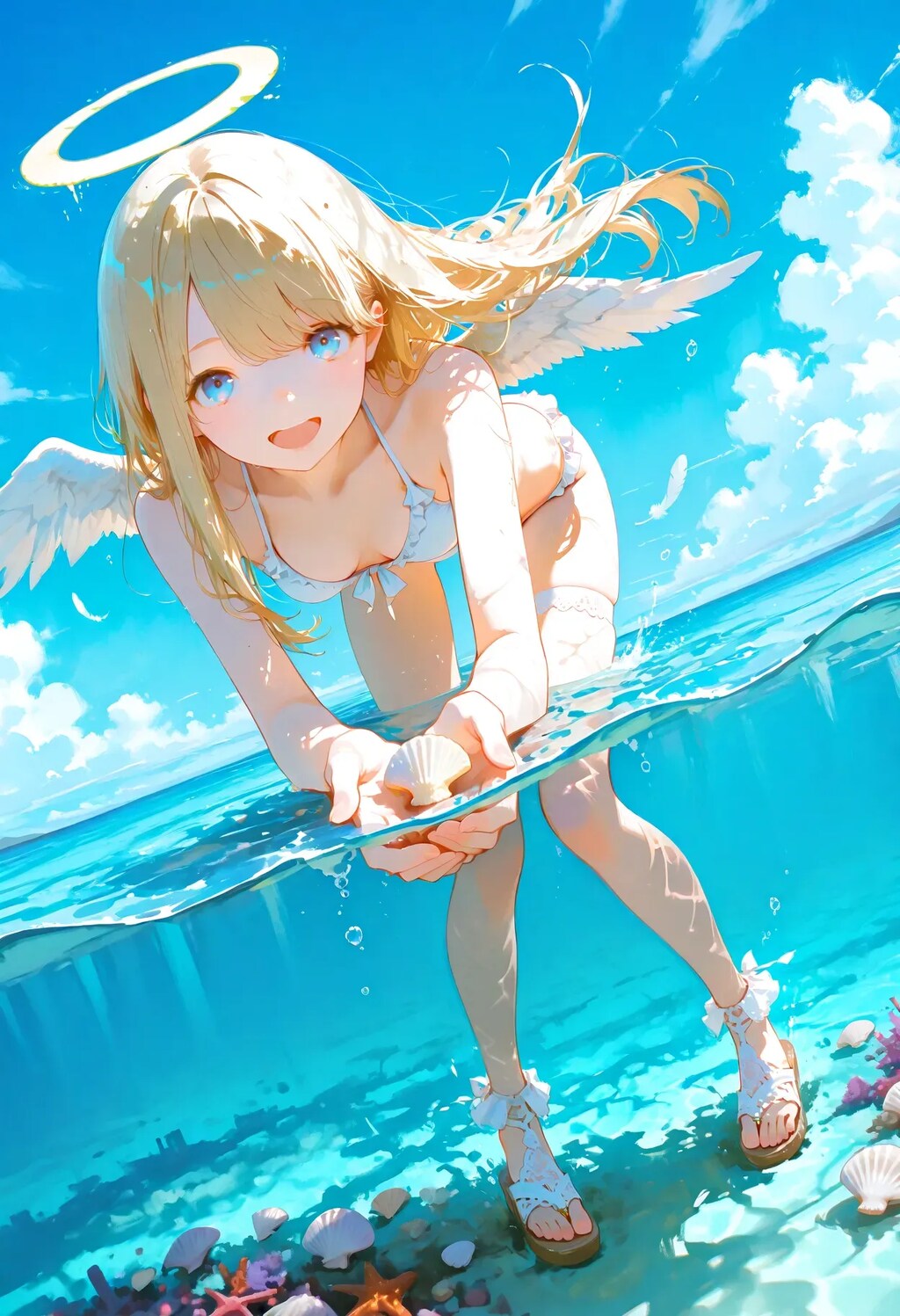 ブロンド天使ちゃんとのバカンス