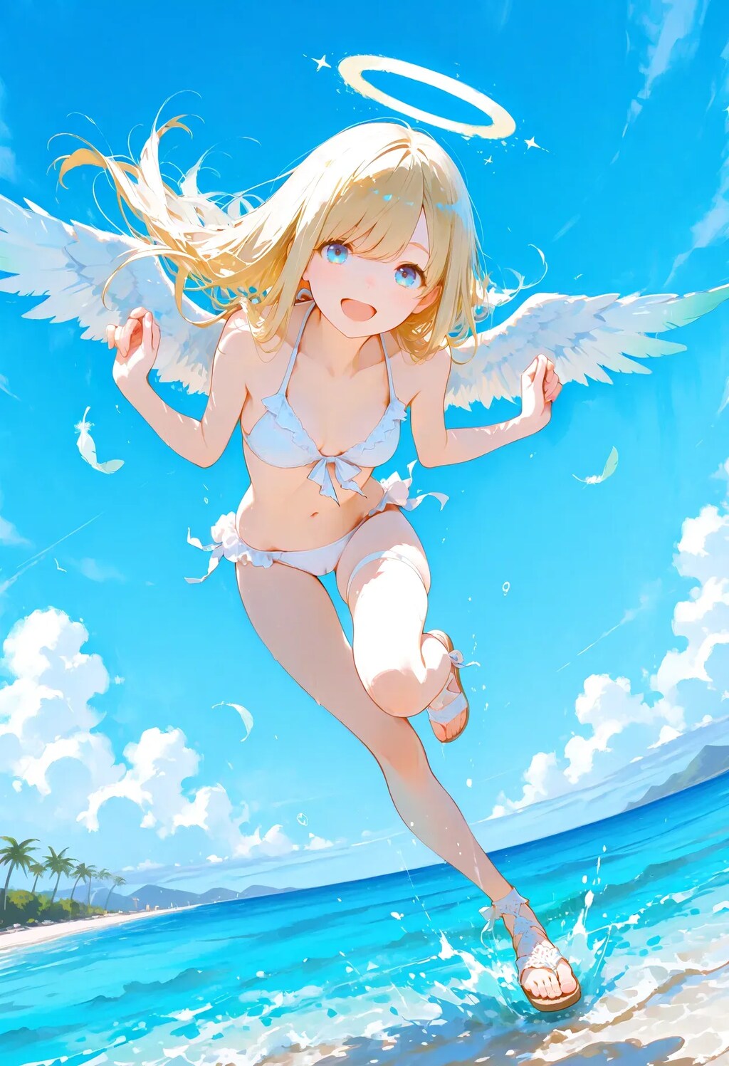 ブロンド天使ちゃんとのバカンス