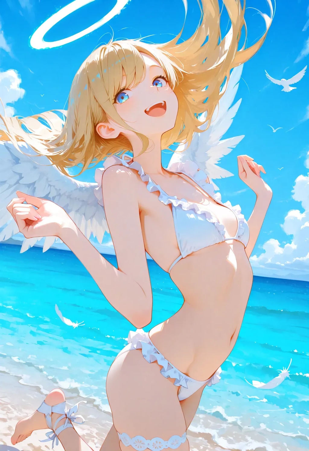 ブロンド天使ちゃんとのバカンス