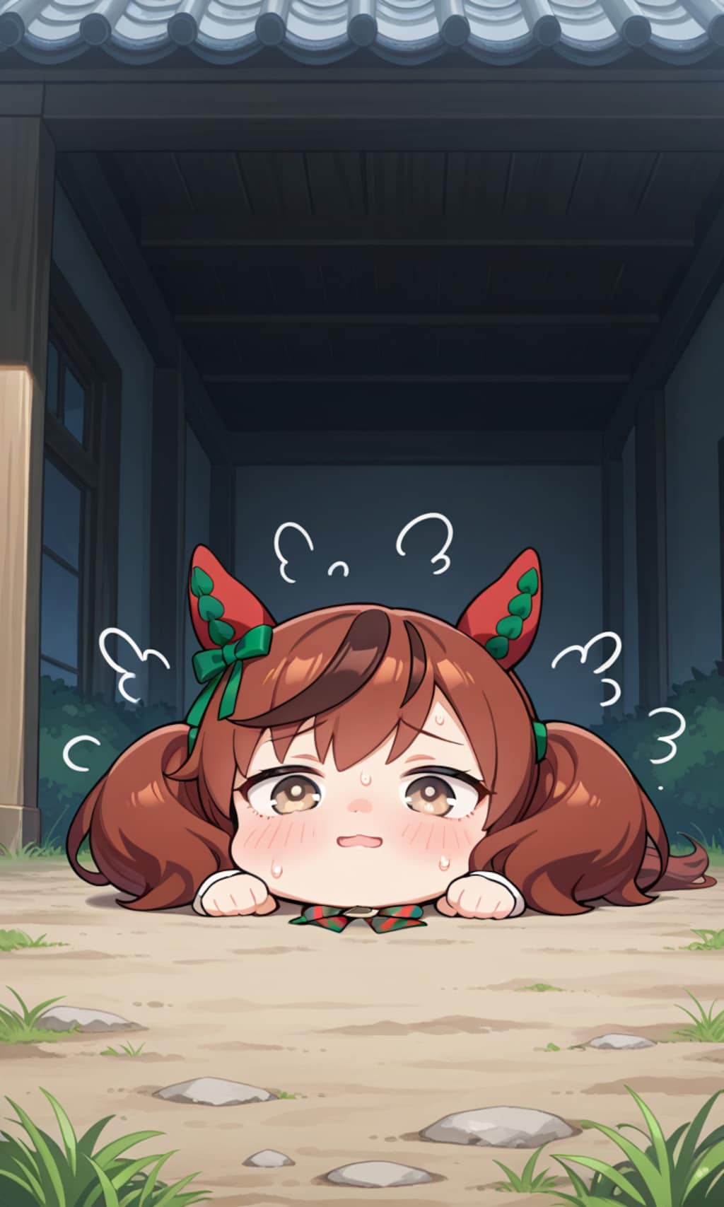 暑さでやられちゃったネイチャさん