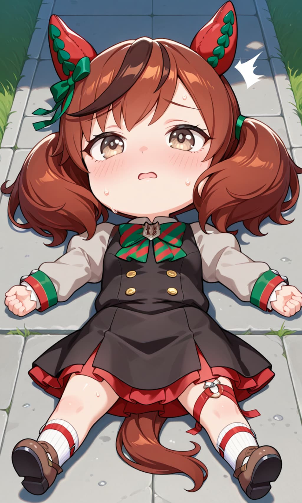 暑さでやられちゃったネイチャさん