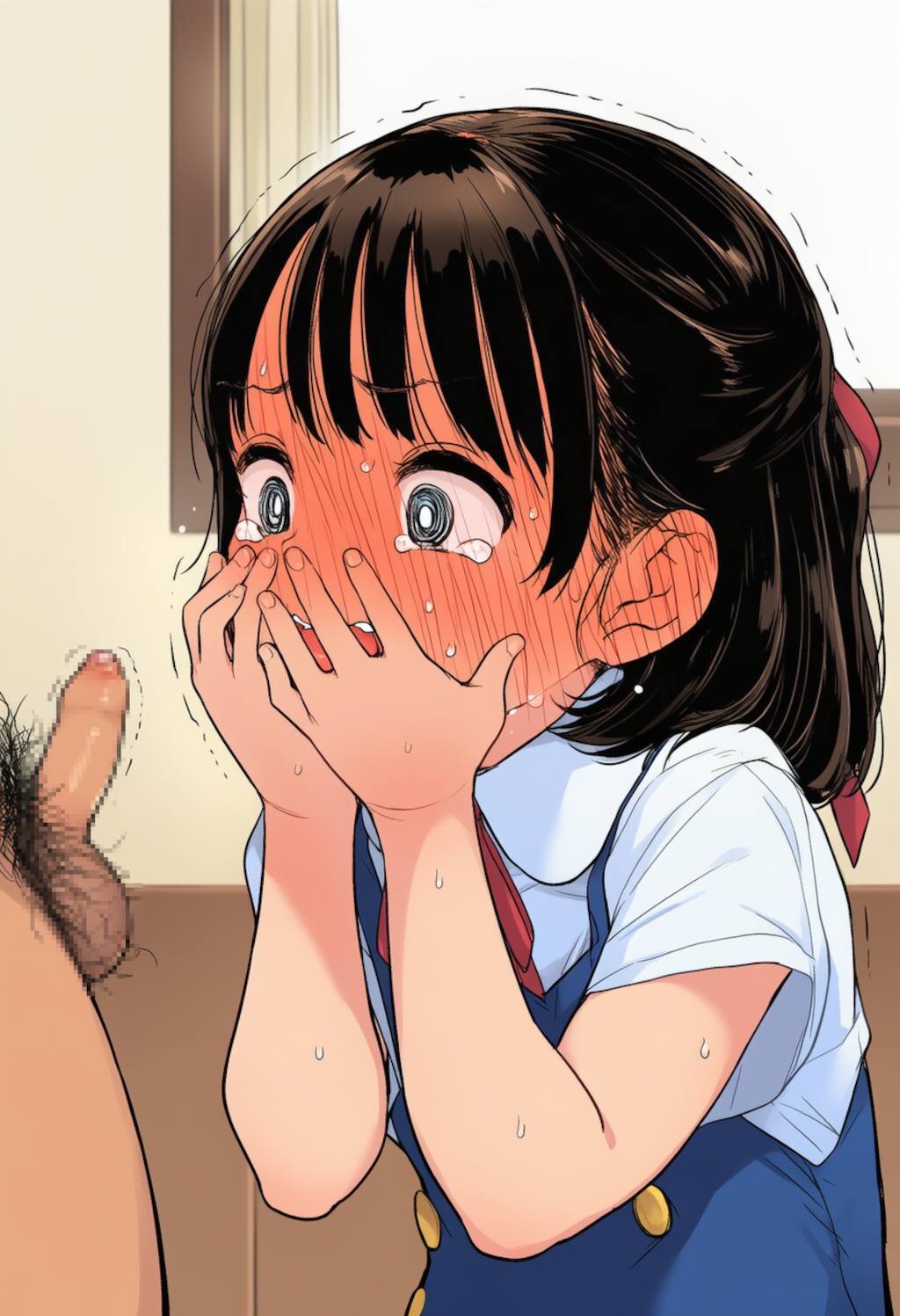 R18作例・アレを見ちゃった女の子