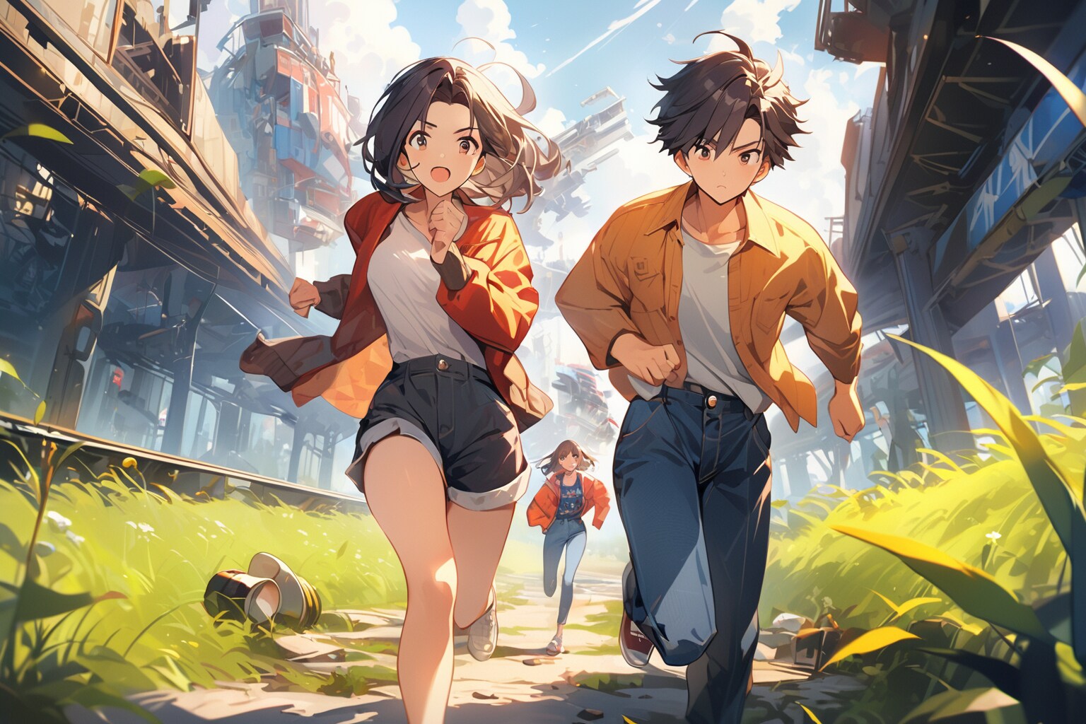 宇宙ステーションからの脱出 | の人気AIイラスト・グラビア