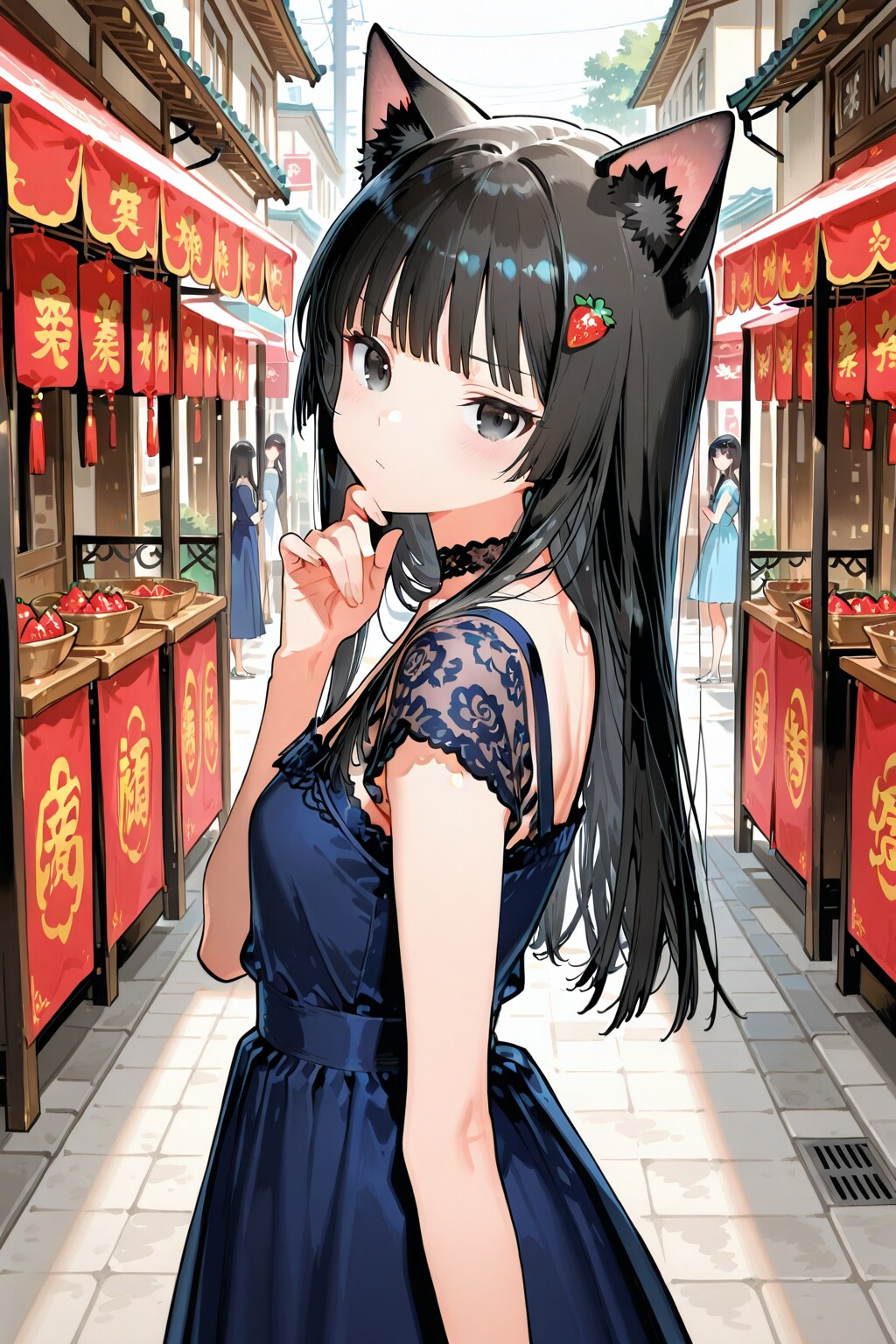 ネコ娘のクロちゃん🐈‍⬛✨２３ | の人気AIイラスト・グラビア