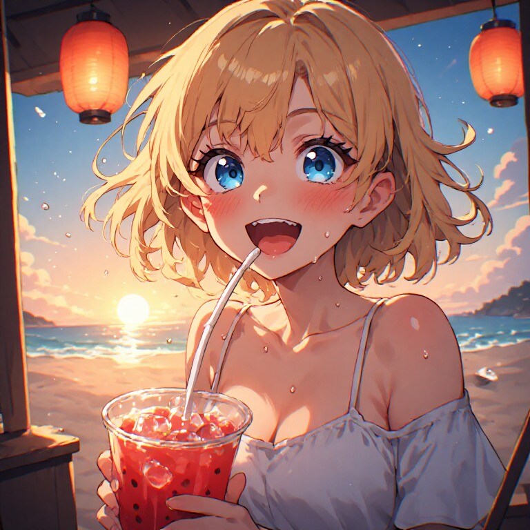 これ、おいしいよ！飲んでみる？？