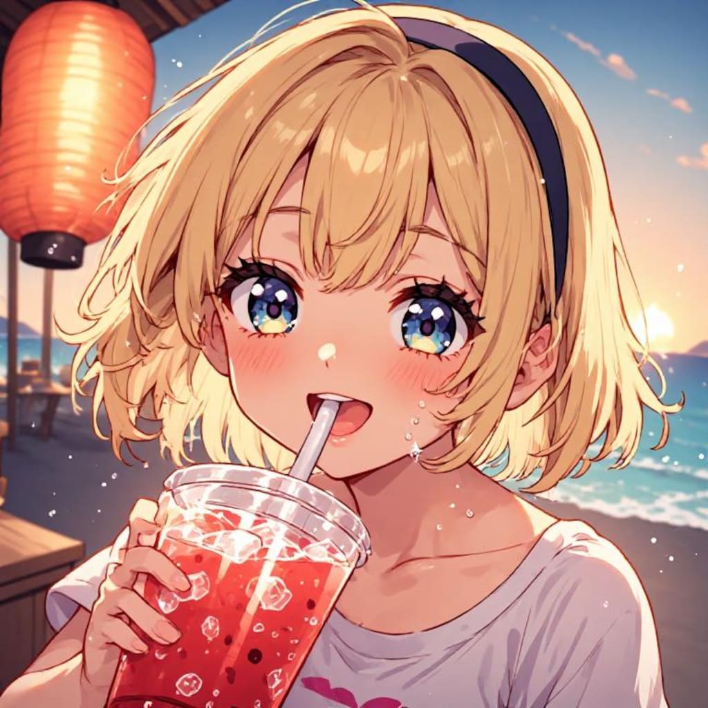 これ、おいしいよ！飲んでみる？？