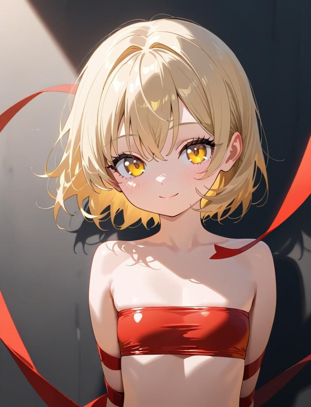 ぺったんこリボン